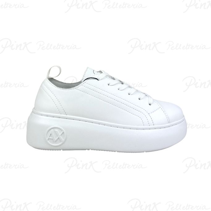 ARMANI EXCHANGE Super Sneaker Woman Op White XDX043 XCC64 00152