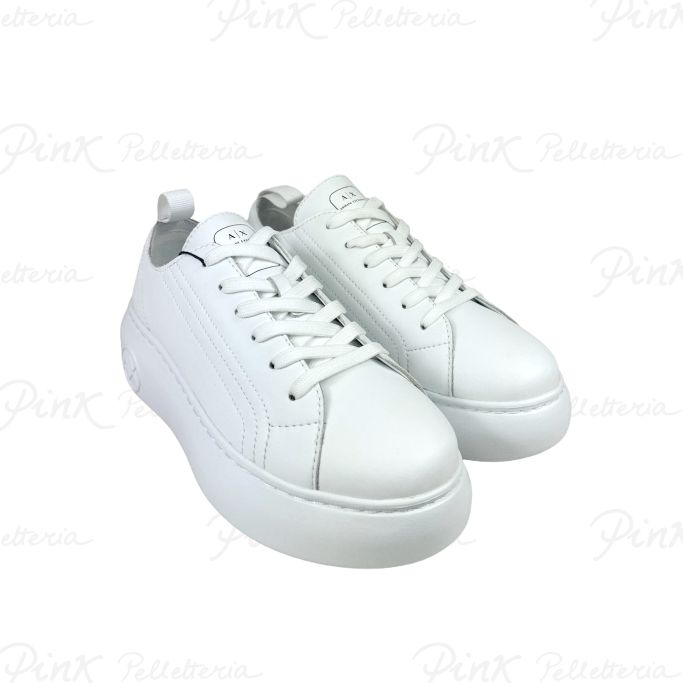 ARMANI EXCHANGE Super Sneaker Woman Op White XDX043 XCC64 00152