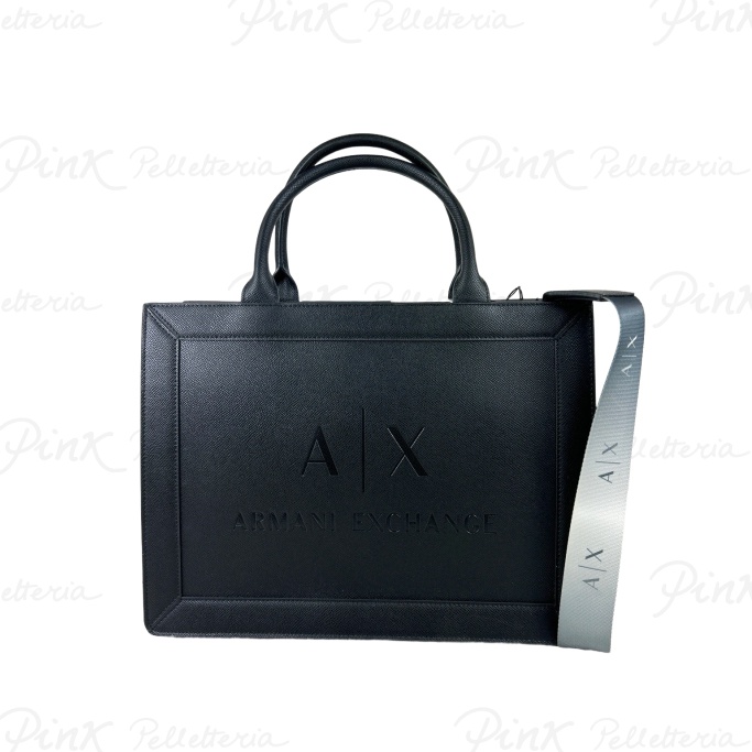 ARMANI EXCHANGE Woman Shopping Bag 942894 CC789 00020 Black