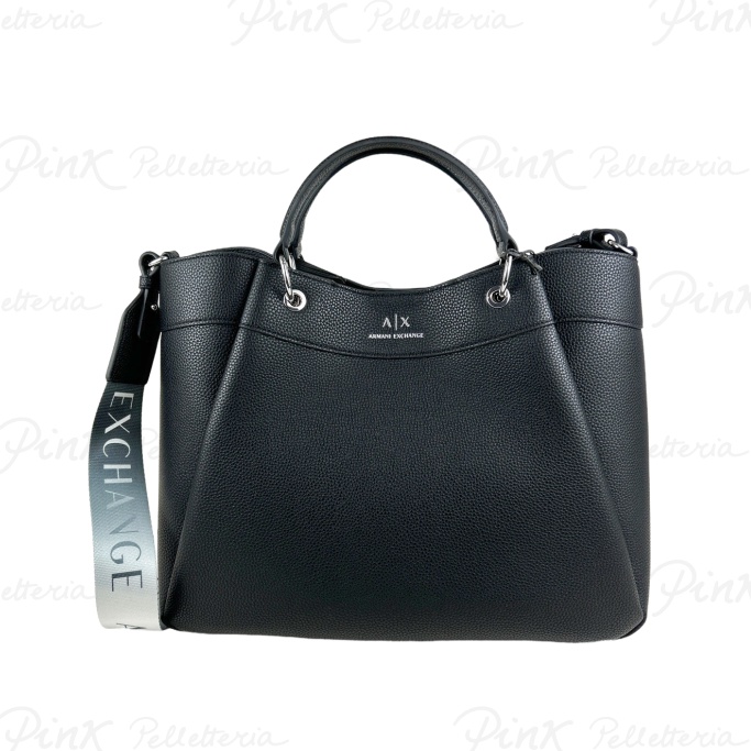 ARMANI EXCHANGE Woman Shopping Bag 942911 CC783 00020 Black