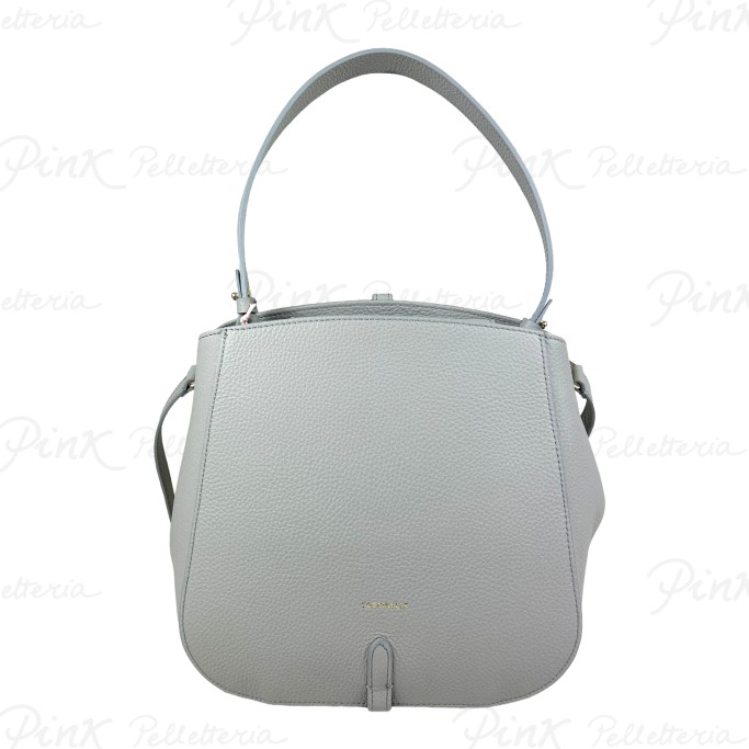 COCCINELLE Chiara Shoulder Bag in Pelle Y08 Light Grey E1QLF180301