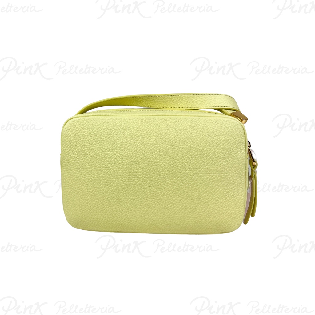 COCCINELLE Gleen Tracolla Due Zip in Pelle G61 Lime Wash E1N15150201