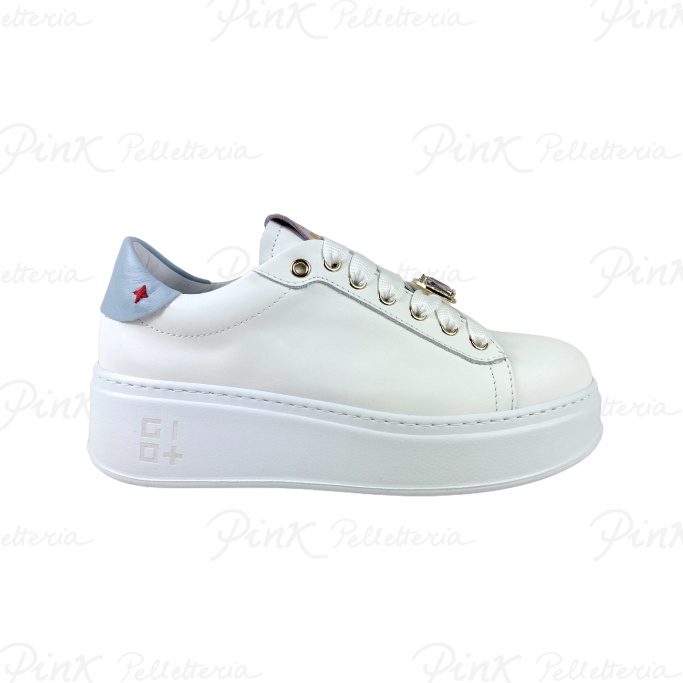 GIO+ Sneaker Combi White Granchio Lilla PIA166