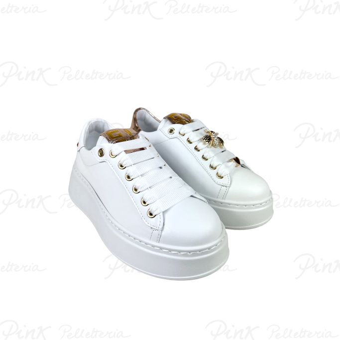 GIO+ Sneaker White Cocco Rame Apette PIA164