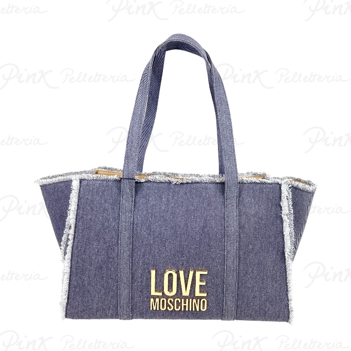 LOVE MOSCHINO Shopping Denim Light Blue JC4320PP0I KQ0 765