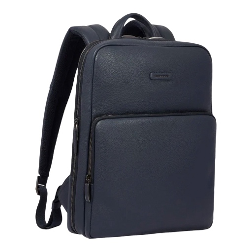 PIQUADRO Zaino Slim in Pelle Blue CA6311MOS BLU - immagine 2