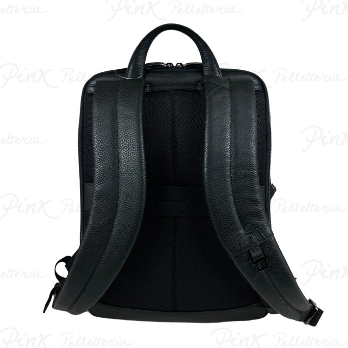 PIQUADRO Zaino Slim in Pelle Nero CA6311MOS N