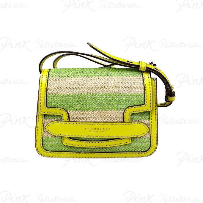 THE BRIDGE Crossbody Lime With Gold 0419207W WB