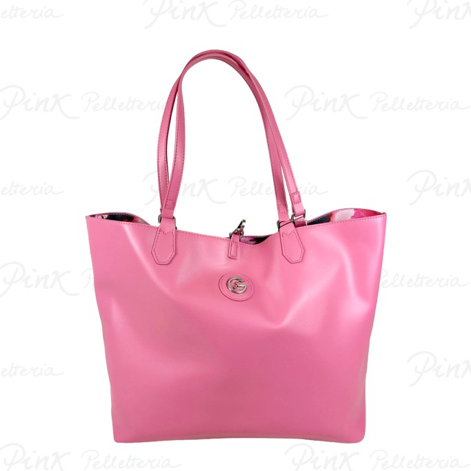 GATTINONI Roma Teodosia Flower Shopping Reversible Bag Pink BINTD8011WZT 987