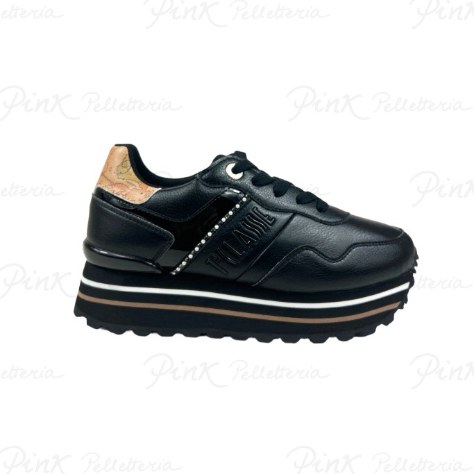 ALVIERO MARTINI PRIMA CLASSE Sneaker 1695 0193 X550 Nero Geo Beige