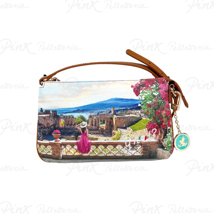YNOT Yesbag Shoulder Bag 2 Compartment YES647S4 Taormina Summer