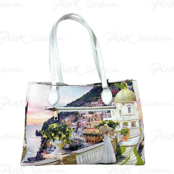 YNOT Yesbag Tote Bag YES594S4 Romantic Coast