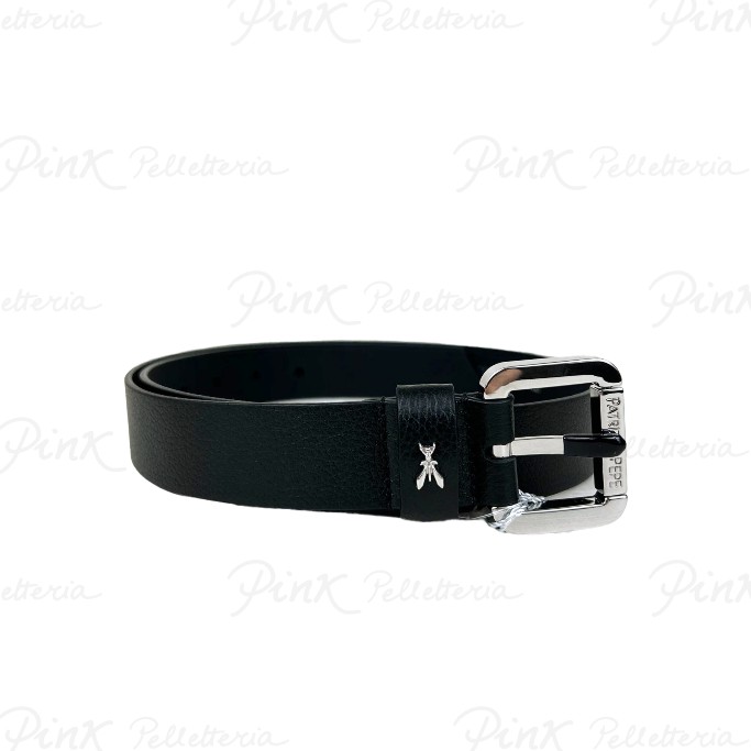 PATRIZIA PEPE Cintura in Pelle H3 CW8684 L001 FB30 NeroSilver