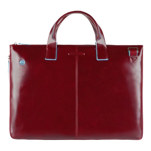 PIQUADRO Cartellina Sottile in Pelle Due Manici CA4021B2/R Rosso