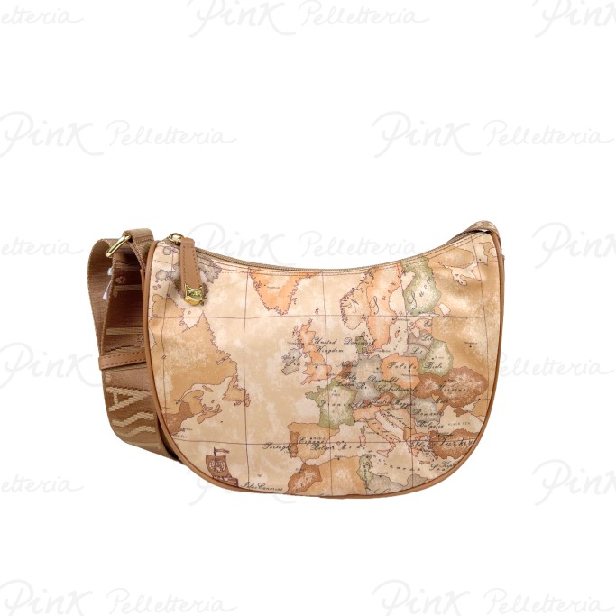 ALVIERO MARTINI PRIMA CLASSE Soft Tracolla Mezzaluna Piccola S006 6001 0010 Naturale