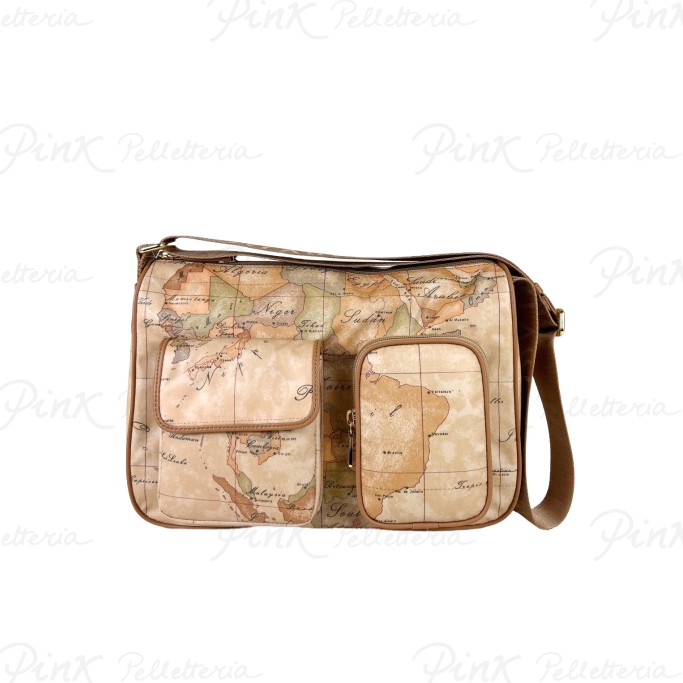 ALVIERO MARTINI PRIMA CLASSE Soft Tracolla con Tasche S011 6001 0010 Naturale
