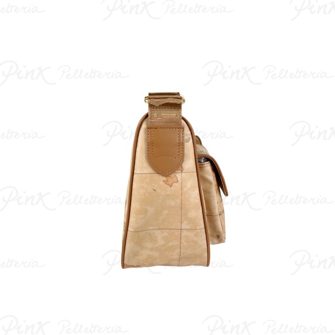 ALVIERO MARTINI PRIMA CLASSE Soft Tracolla con Tasche S011 6001 0010 Naturale