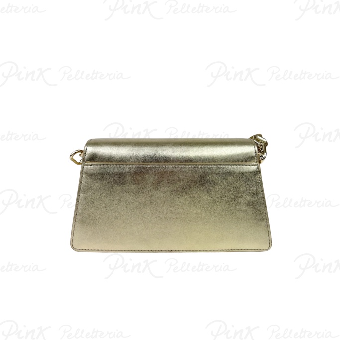 FURLA Zoe Mini Shoulder Bag WB00856 BX1711 CGD00 Color Gold 1007 Light Gold