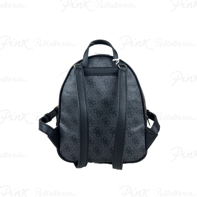 GUESS Manhattan Small Backpack HWSG6994320 CLO Coal Logo – Pink