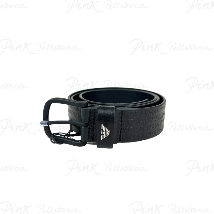 EMPORIO ARMANI Man Cintura Stampa Logata 3.5 h Y4S524 YQ98K 80001 Nero