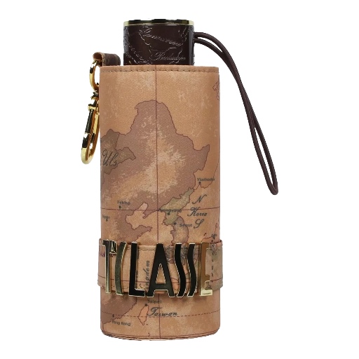 ALVIERO MARTINI PRIMA CLASSE Ombrello Supermini Custodia Cilindro 1018 E Marrone - immagine 3