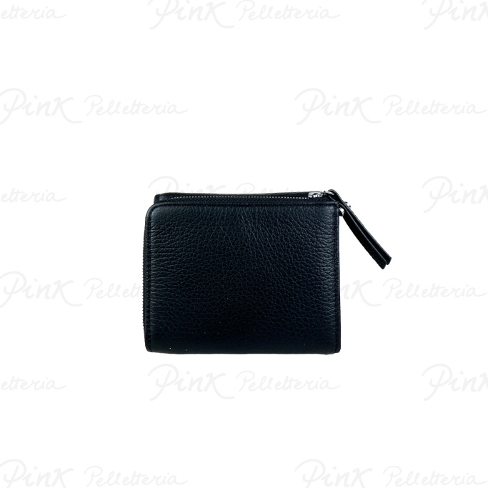 GIANNI CHIARINI Wallet Dollaro Portafoglio Piccolo in Pelle PF 5080 GRN 001 Nero