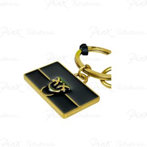 PINKO Love One Keychain Metallo 104264-A25X-HZ2 Oro Nero – Pink