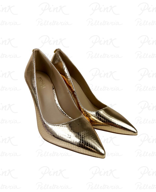 MICHAEL KORS Alina Flex High Pump 40R4HNHP1M740 Pale Gold