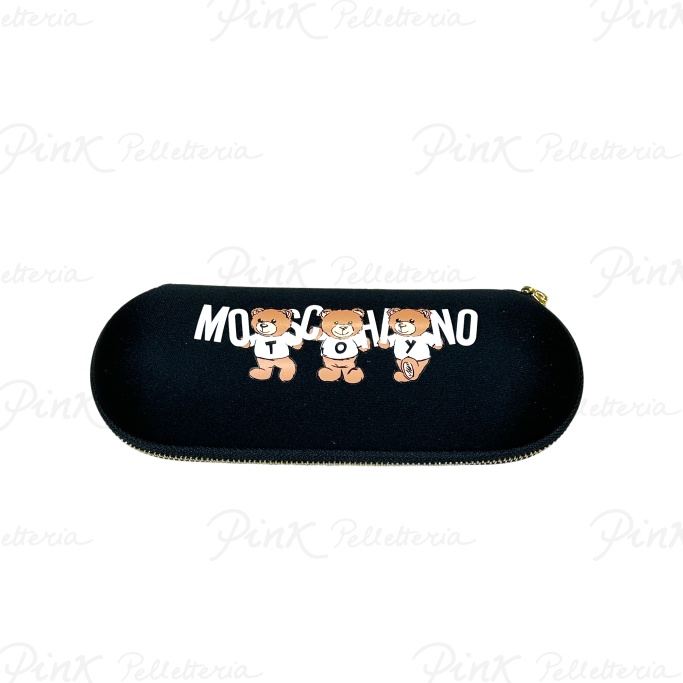 MOSCHINO Bears Whit Logo Ombrello Supermini 8425 A Black