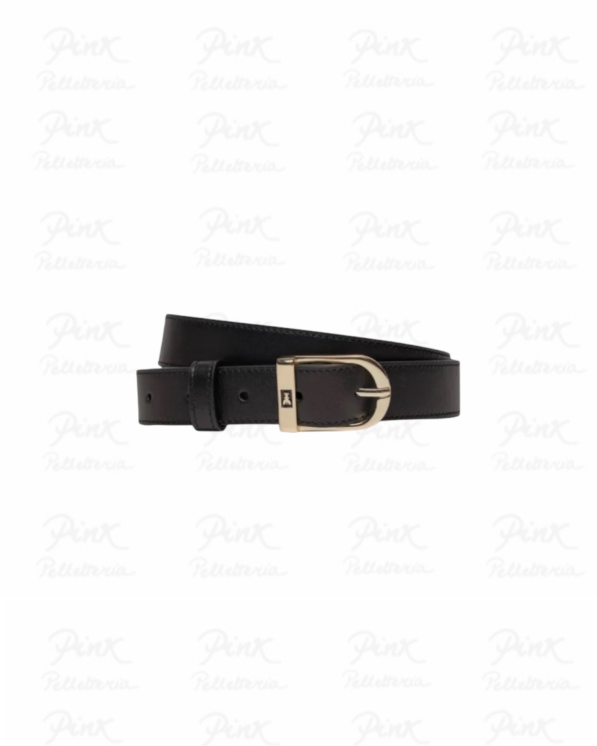 PATRIZIA PEPE Cintura in Pelle 8W0027 L048 K103 Nero