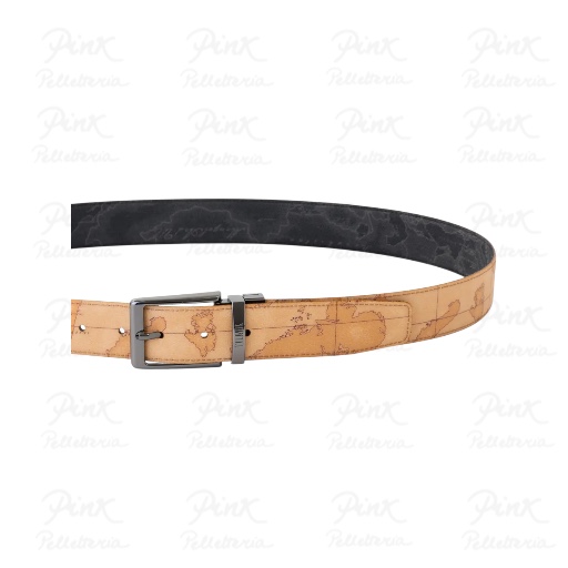 ALVIERO MARTINI PRIMA CLASSE Cintura Uomo H35 Reversibile A514 6000 0010 Naturale - immagine 2