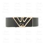 EMPORIO ARMANI Cintura H3 Smooth Leather Y3I048 YZB0X 80001 Black