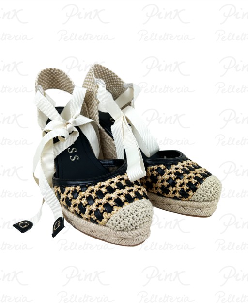 GUESS Cyrenam Sandalo cZeppa FLJNAMFAB04 BLACK Black