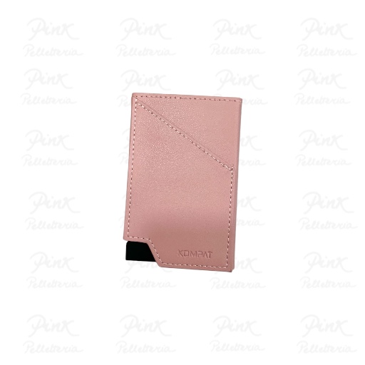 KOMPAT E Porta Carte di Credito Schermato KT0052 Rosa Confetto