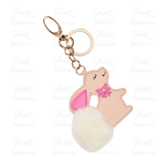 LIU JO Caliwen Bunny Keyring AA5099E0087-00178 Cipria