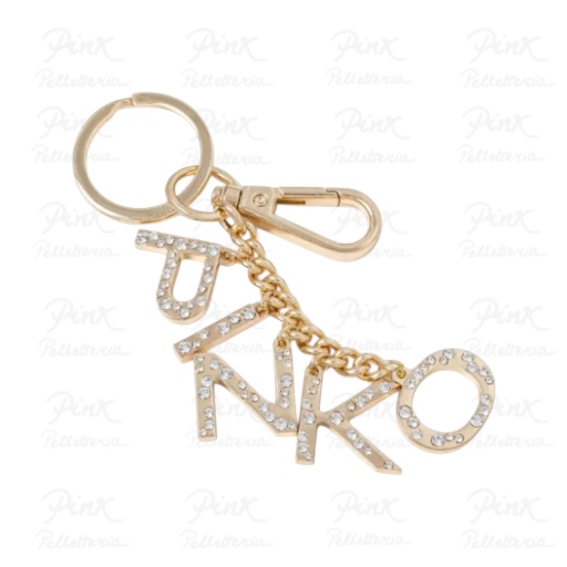 PINKO Letters Keychain 104574-A2B0-E5TN Multicolor-Shiny Nickel