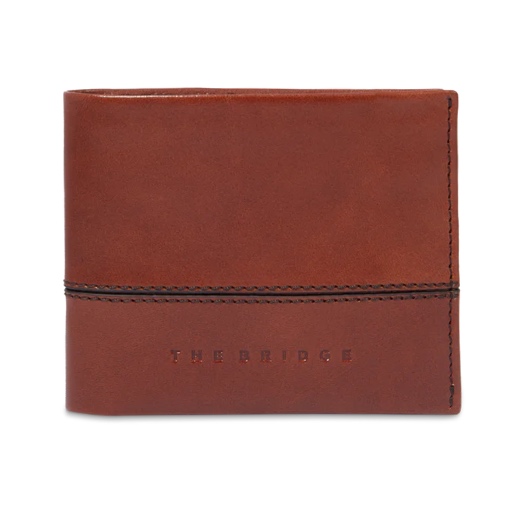 THE BRIDGE Damiano Portafoglio Uomo Base 12U 01476301-1A Marrone tb Rutenio Scuro Opaco