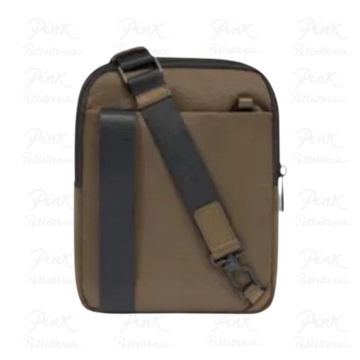 PIQUADRO Borsello in Tessuto e Pelle 2 Comparti CA6303W129/VE2 Verde - immagine 2