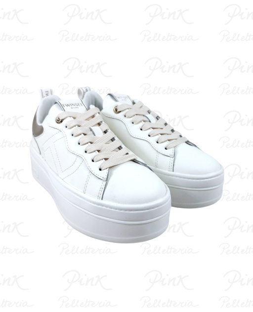 TWINSET Sneaker Donna in Pelle 252TCP024-S02291-07049 OtticoOro