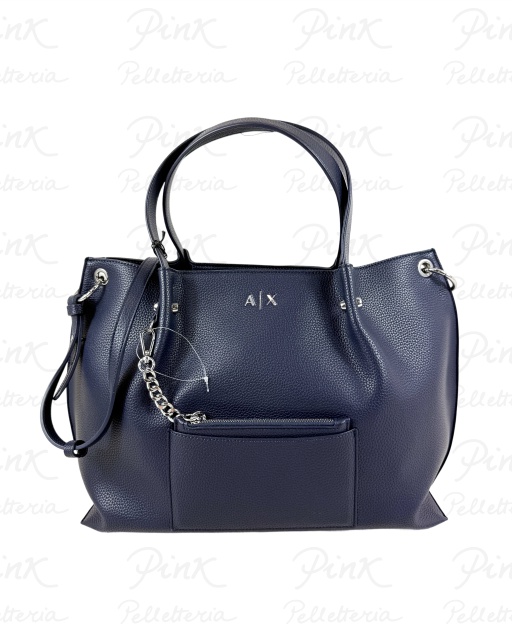 ARMANI EXCHANGE Woman Mila Shopping Medium XW001211-AF15625-UB102 Sky Captain