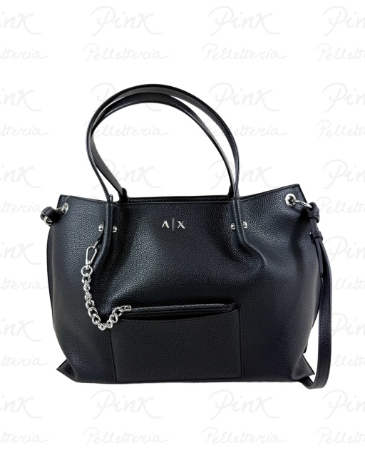 ARMANI EXCHANGE Woman Mila Shopping Medium XW001211-AF15625-UC001 Black