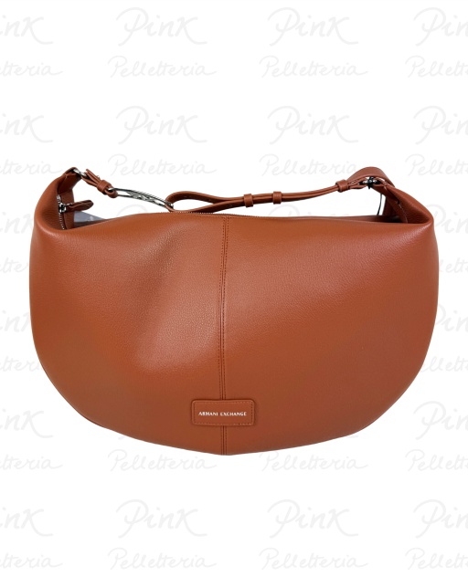 ARMANI EXCHANGE Woman Polly Hobo Large XW001573-AF15632-U6048 Coconut Shell