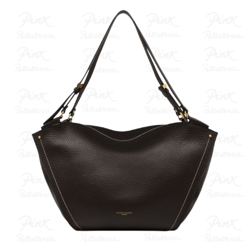 GIANNI CHIARINI Bloom Shopping in Pelle Grana Maxi 11797-RNGDBL-2107 Espresso