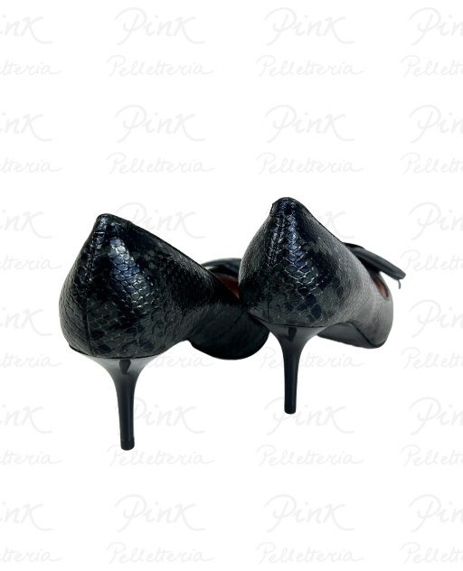 LOVE MOSCHINO Decolte' Vitello Stampa Pitone JA10257G1N-JG0-000 Nero