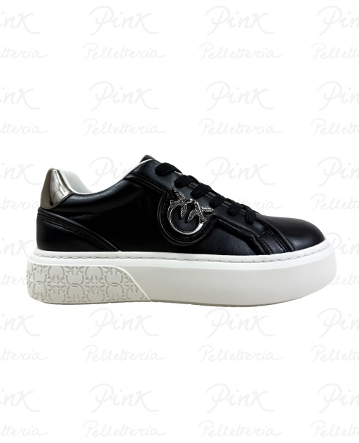 PINKO Yoko 06 Sneaker Calf LeatherSpreading SS0041P087Z99 Black