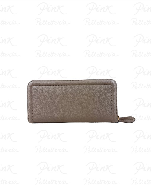 TWINSET Soft Brera Portafoglio Zip Around 252TB7064-S20857-00021 Fango