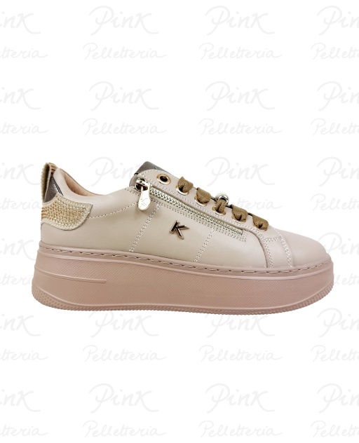 KEYS Sneaker Venus 11212-10098 NocciolaStrass