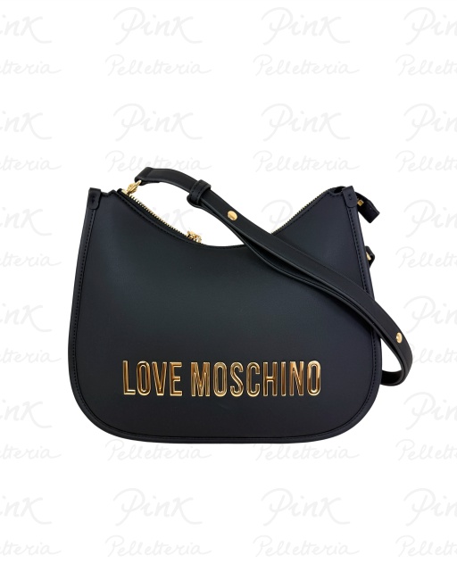 LOVE MOSCHINO Logo Lettering Hobo JC4021PP1N-KD0-000 Nero