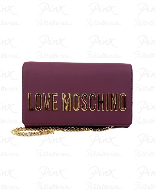 LOVE MOSCHINO Logo Lettering Tracollina JC4103PP1N-KD0-552 Vino