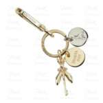 PATRIZIA PEPE Portachiavi 2J2531 M060 F2ER Silver/Gold